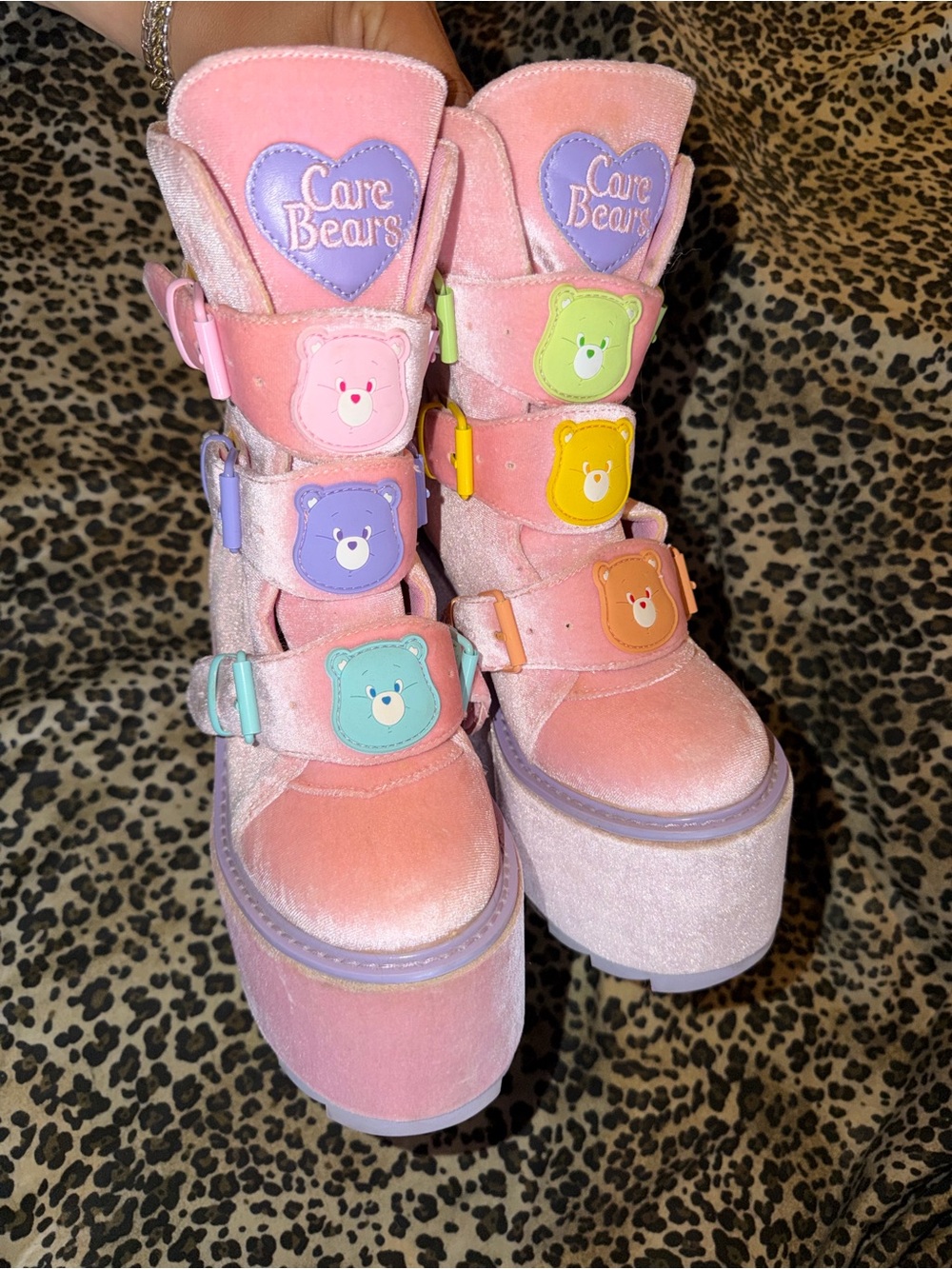 CARE BEARS PINK DUNE LO PLATFORM BOOTS -Y.R.U. - Picture 4 of 10